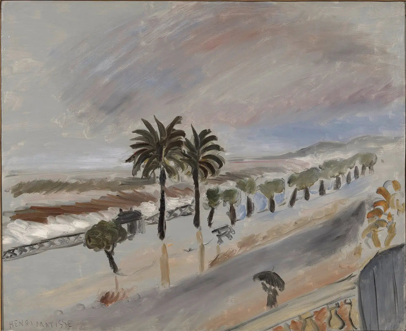 Reproduction du tableau « Tempête à Nice - Henri Matisse » par Alpha Reproduction en peinture à l’huile