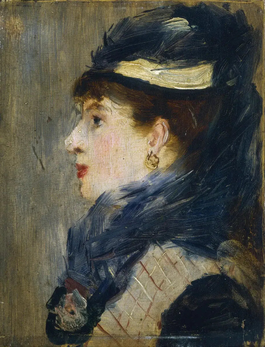 महिला का सिर - Édouard Manet