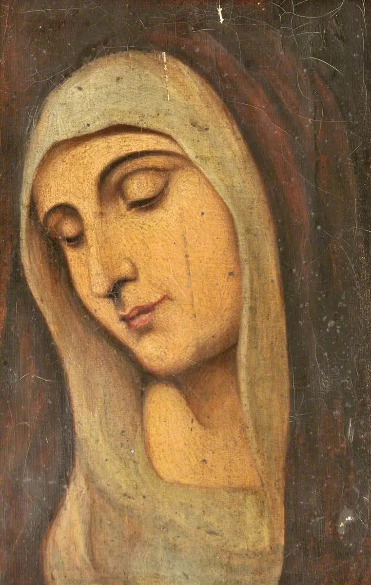 Tête de Sainte Anne - Bartolomé Esteban Murillo image 1 tableau peint à l’huile sur toile