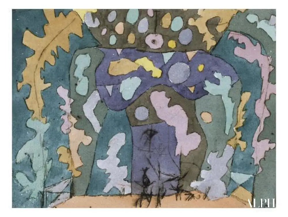 Théâtre, Petite scénographie - Paul Klee - Reproductions de tableaux et peintures haut de gamme