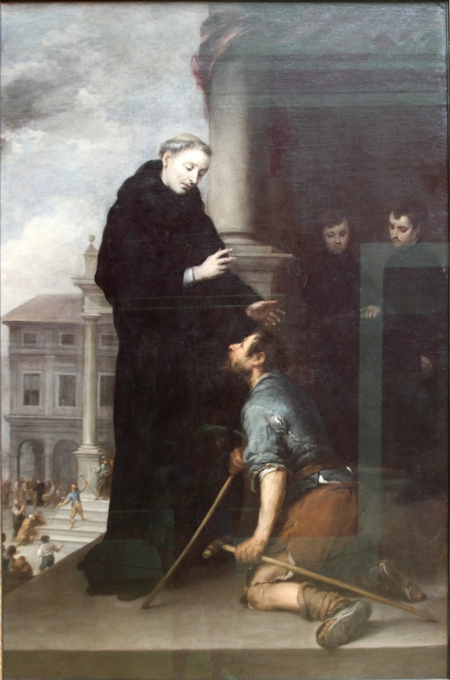 थॉमस डी विलानुवा बीमारों का इलाज करता है - बारटोलोमे़ Esteban Murillo