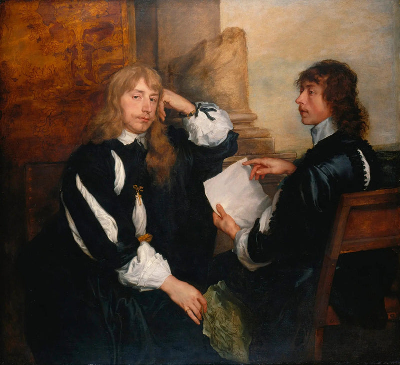 थॉमस किलिग्र्यू और विलियम, लॉर्ड क्रॉफ्ट्स (?) - Antoine van Dyck