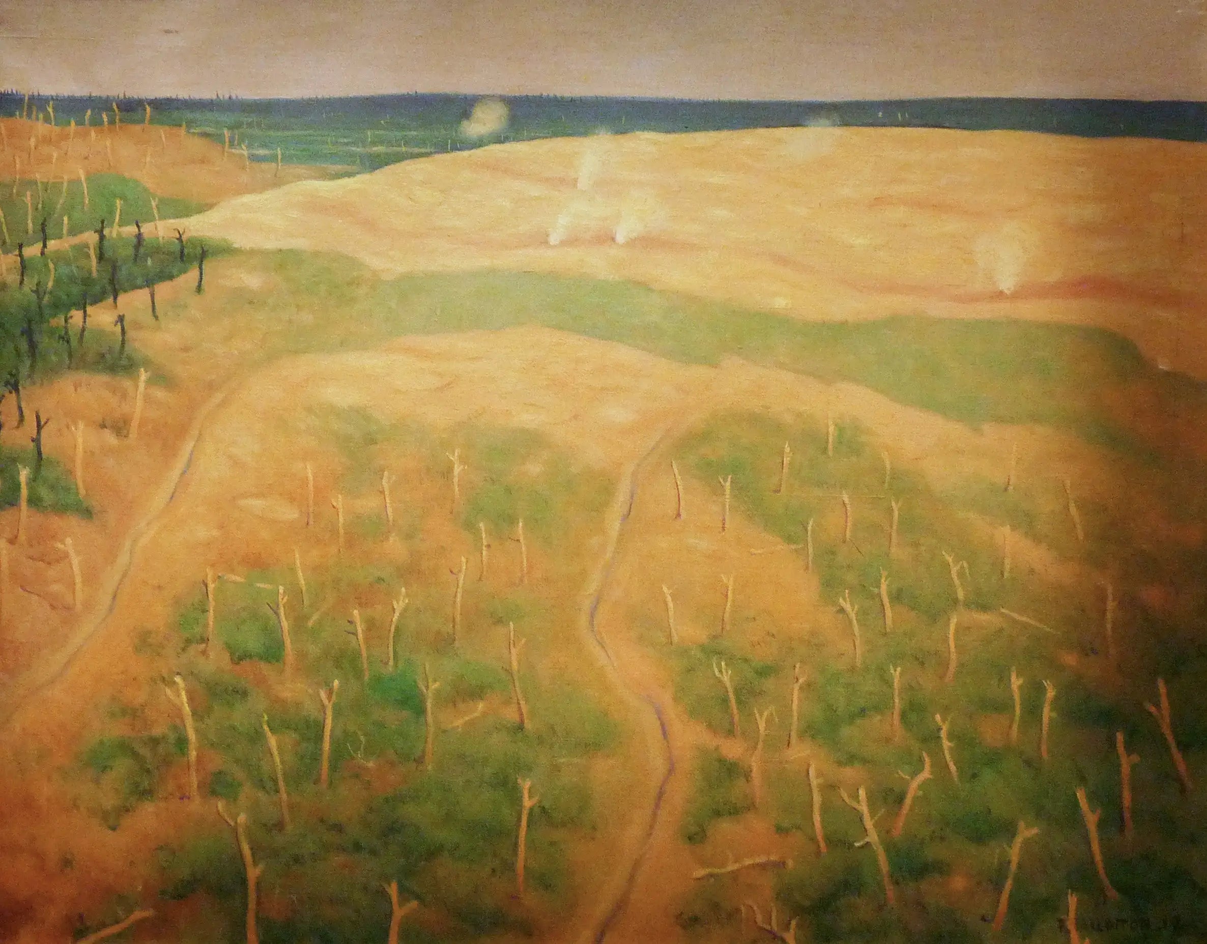 Tir sur fils de fer allemands région de Bolente - Félix Vallotton - Alpha Reproduction