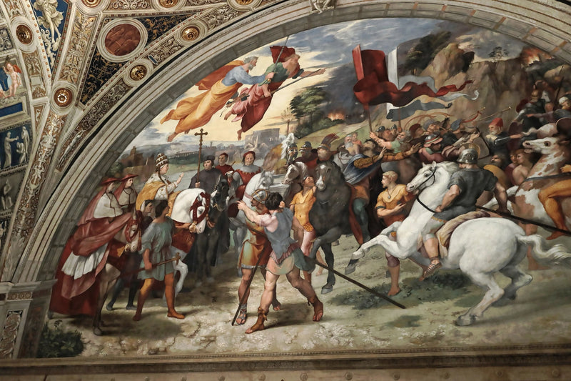 La Rencontre de Léon le Grand avec Attila - Raphaël Sanzio
