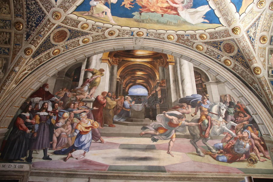 L'Expulsion d'Héliodore du Temple - Raphaël Sanzio