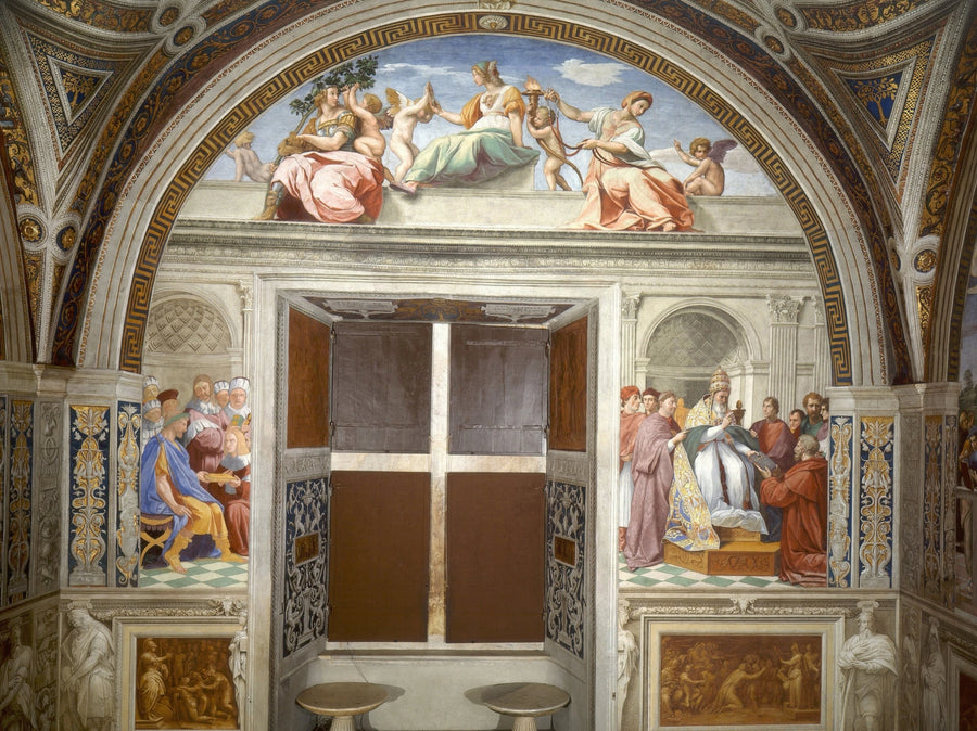 Les Vertus cardinales et théologales - Raphaël Sanzio