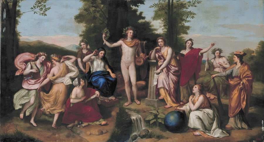 Le Parnasse - Raphaël Sanzio - Réproduction huile sur toile