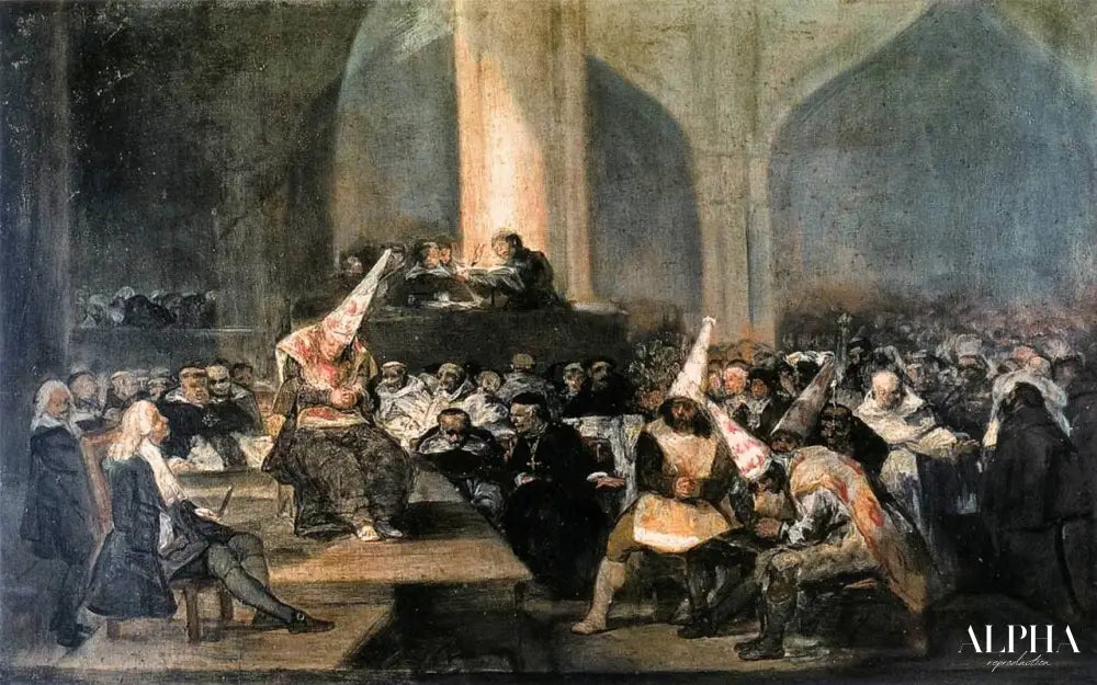 Tribunal de l'Inquisition - Francisco de Goya - Reproductions de tableaux et peintures haut de gamme