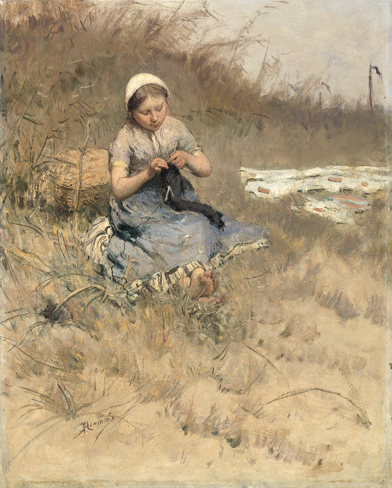 La tricoteuse - Bernard Blommers