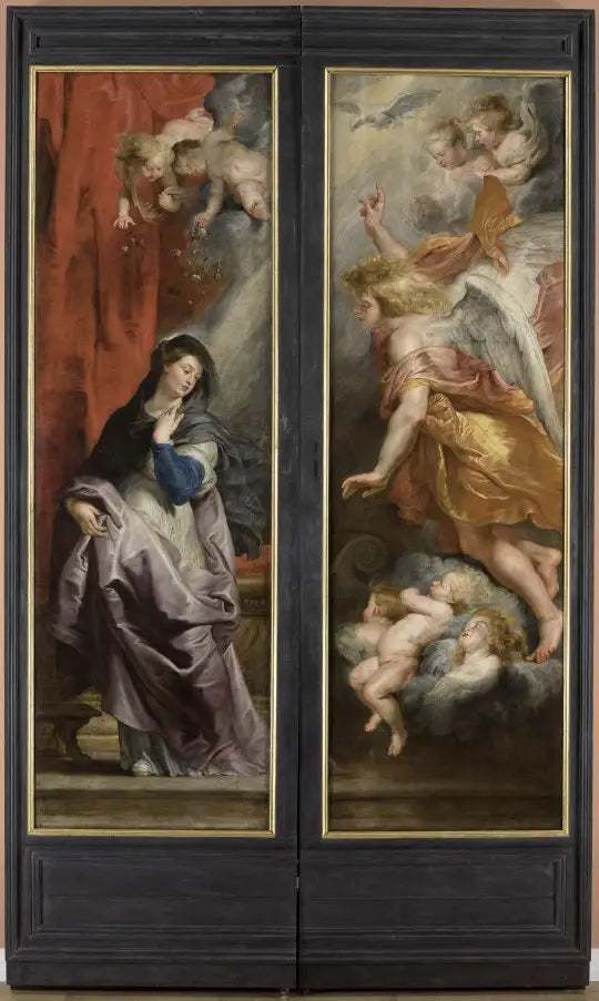 सेंट एटिएन का ट्रिप्टिक: annunciation - पीटर पॉल रुबेन्स