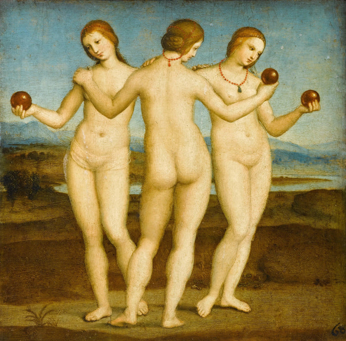 द थ्री ग्रेसेस, लगभग 1504-1505 - Raphaël