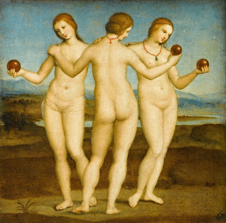 द थ्री ग्रेसेस, लगभग 1504-1505 - Raphaël