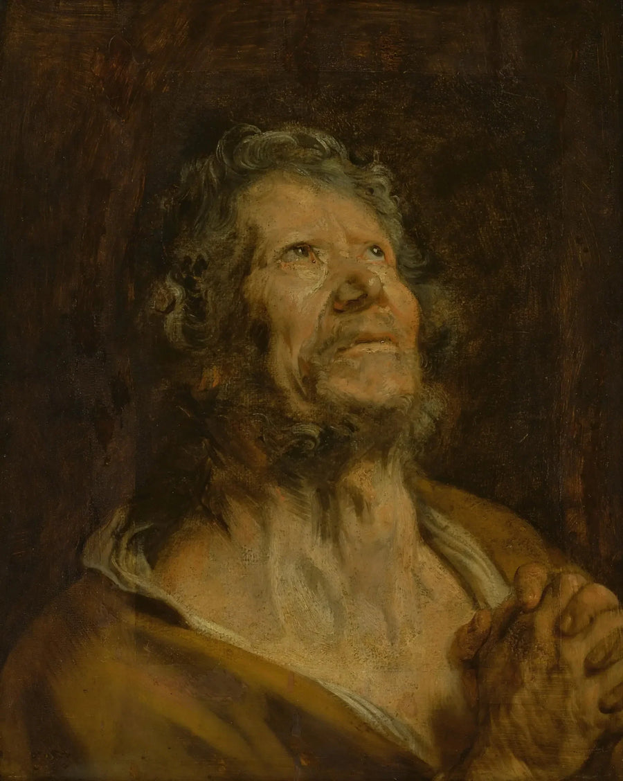 एक प्रेषित हाथ मिलाते हुए - Antoine van Dyck