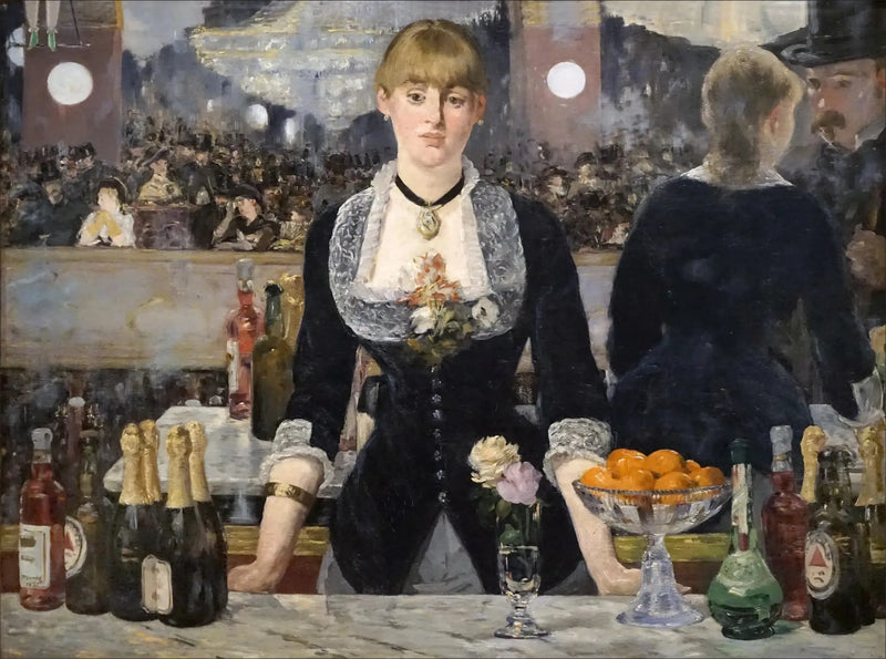 फोलीज़ बर्ज़ेर के बार - Édouard Manet