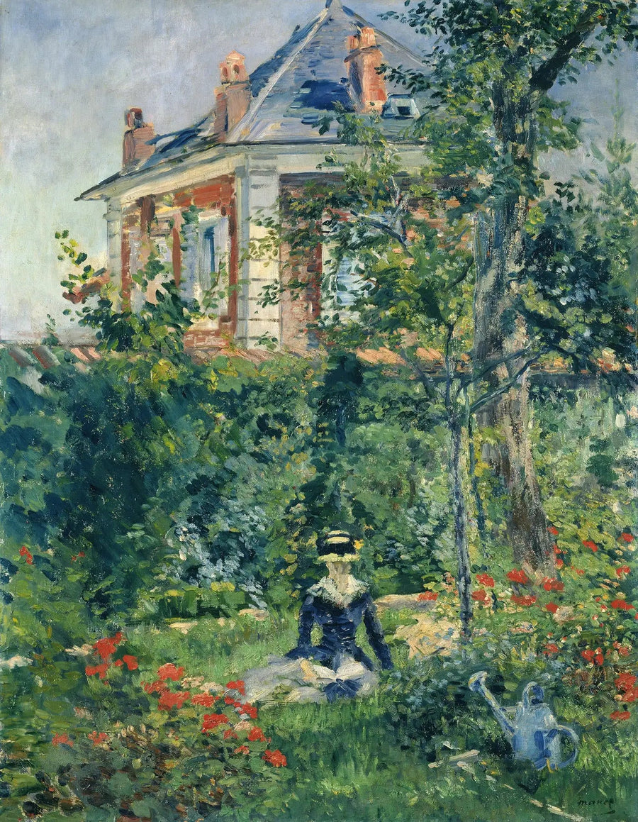 बेलव्यू के बाग का एक कोना - Édouard Manet
