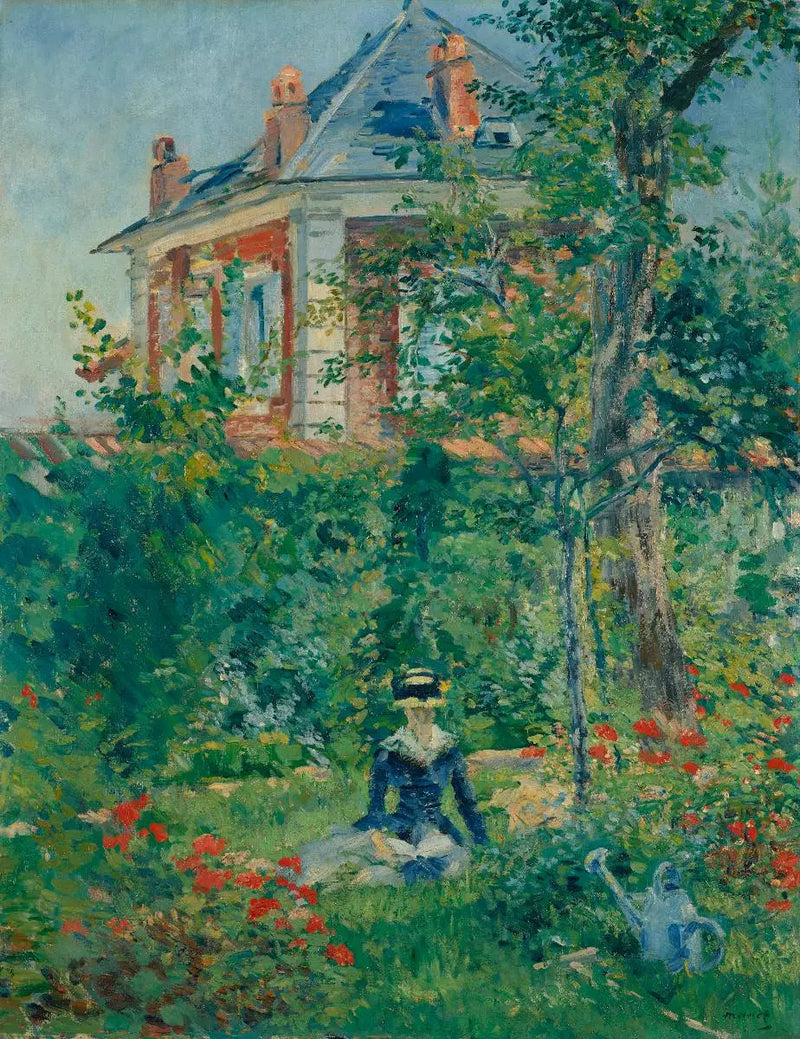 बेलव्यू के बाग का एक कोना - Édouard Manet