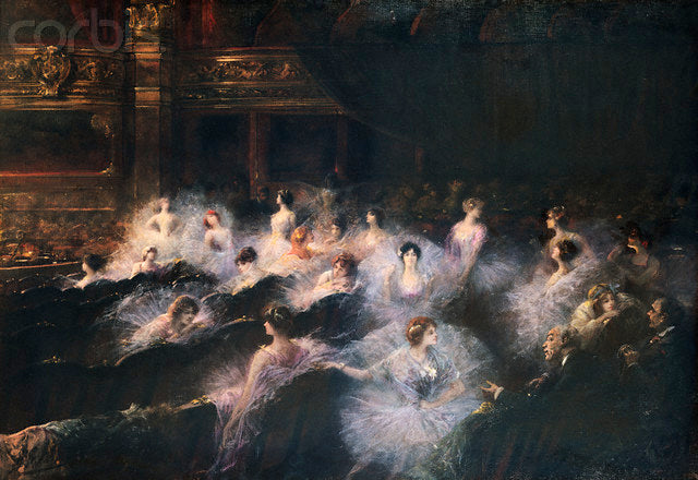 Un entracte à l'Opéra - Georges Clairin