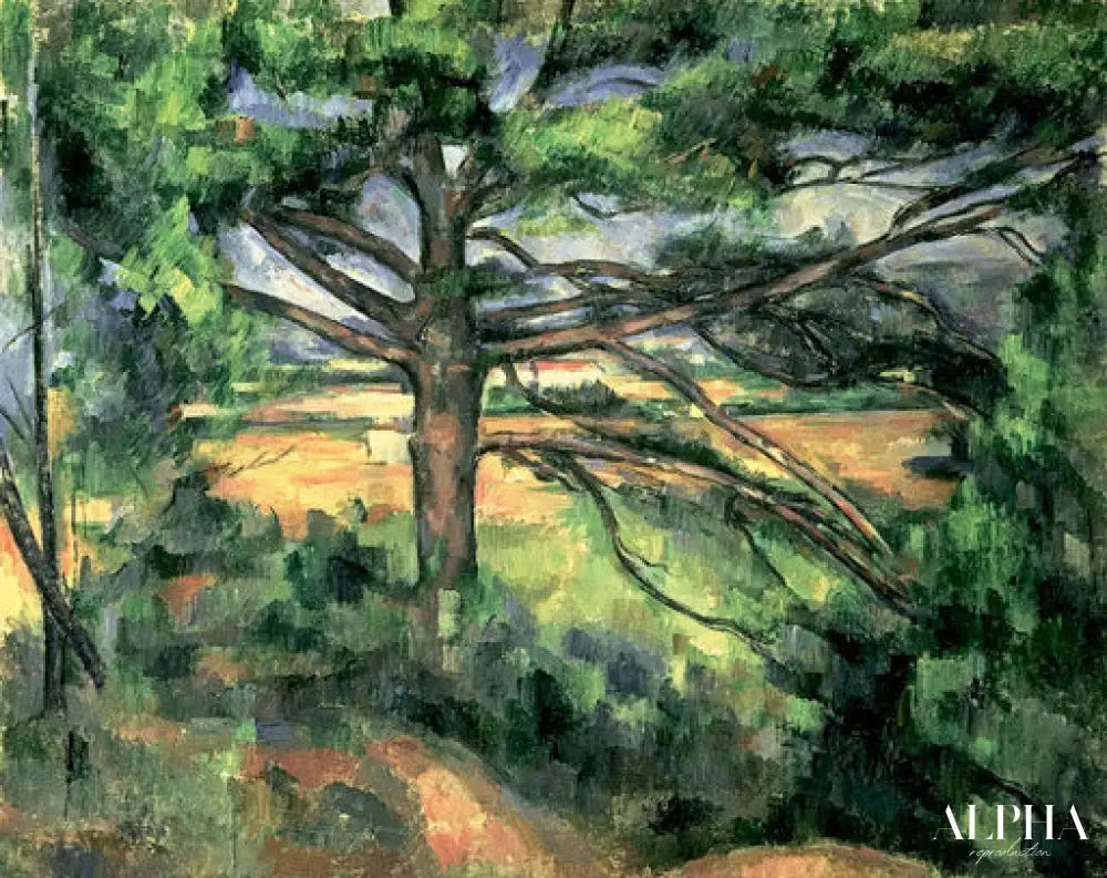 Un grand pin près d'Aix - Paul Cézanne - Reproductions de tableaux et peintures haut de gamme