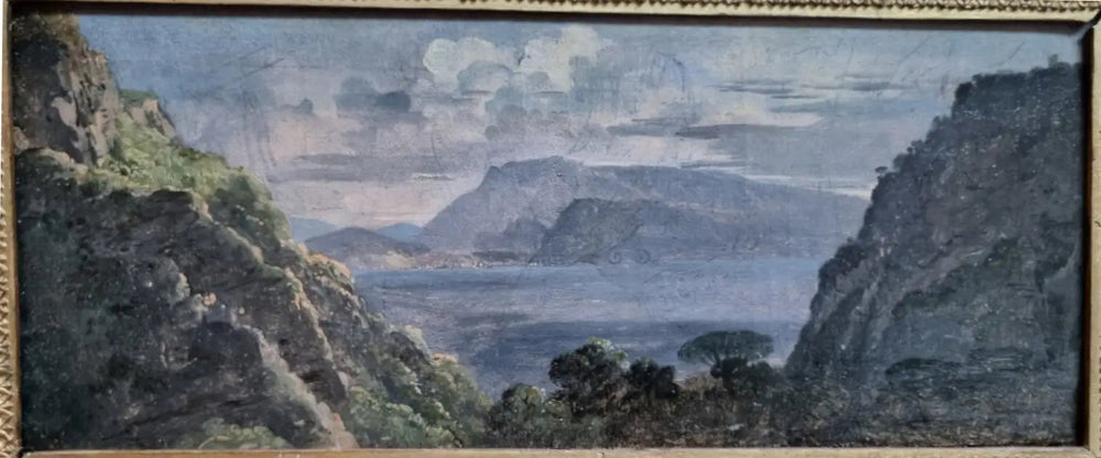 Un lac dans les montagnes - Anne-Louis Girodet image 1 copie peinte à la main à l’huile