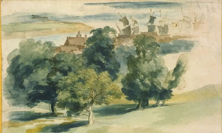 एक अंग्रेजी परिदृश्य - Antoine van Dyck