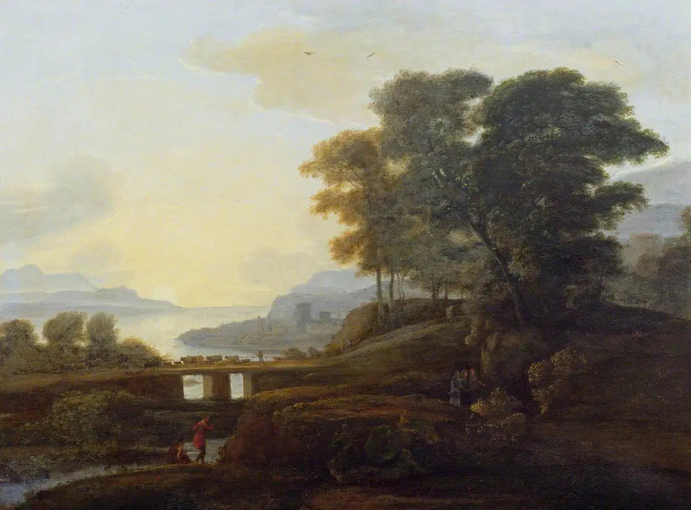 Un paysage classique - Claude Lorrain image 1 reproduction artisanale de tableau