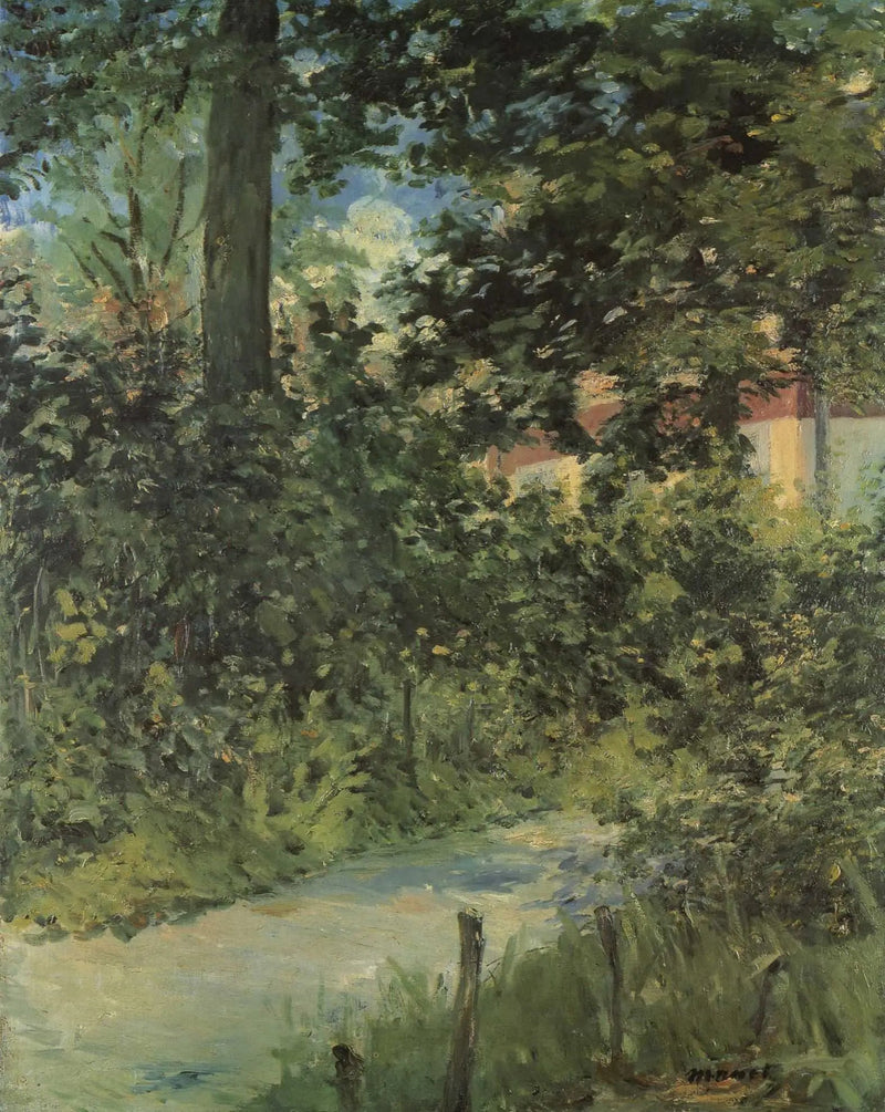 रूए के बाग का एक रास्ता - Édouard Manet