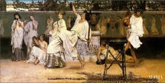 Une danse bacchique - Lawrence Alma-Tadema Reproductions de tableaux à la peinture à l’huile