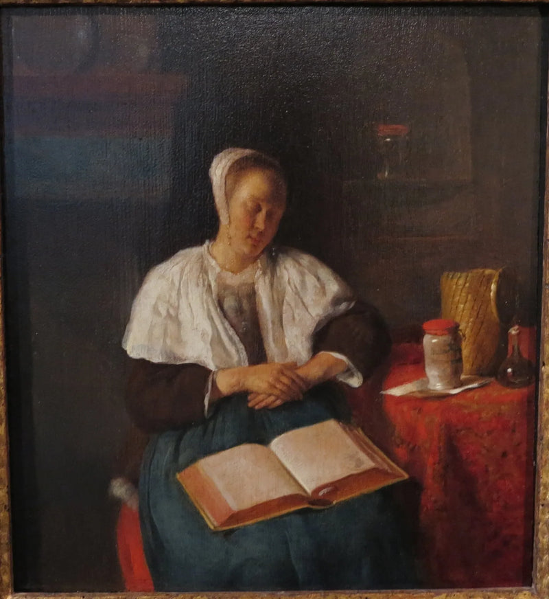 Une jeune femme endormie - Gabriel Metsu