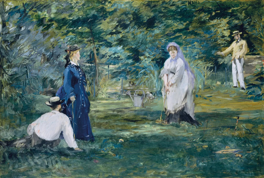 क्रोकेट का एक हिस्सा - Édouard Manet
