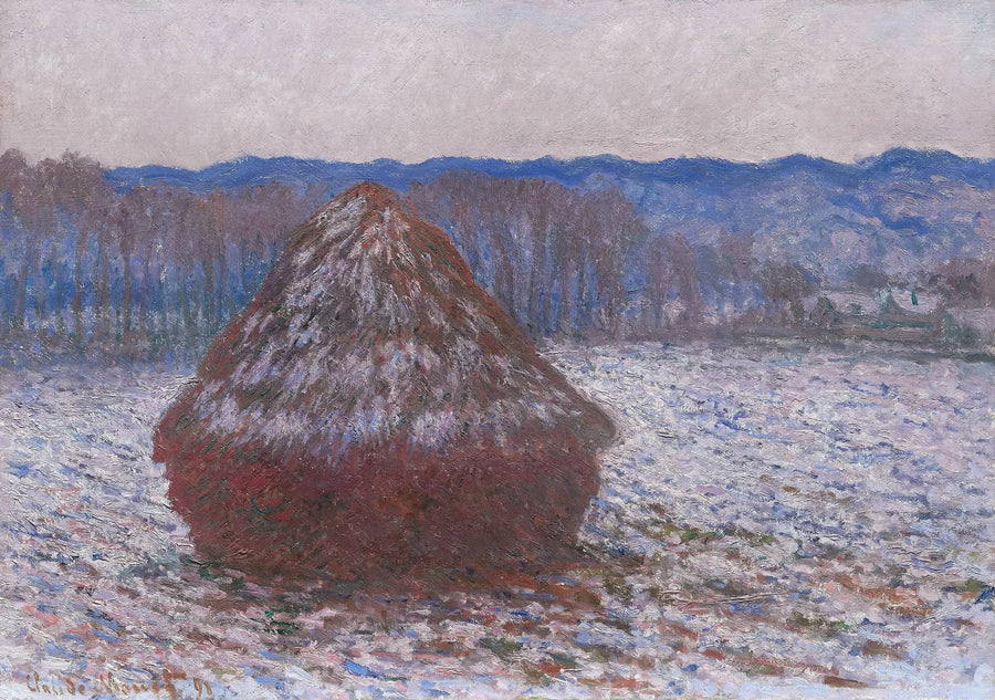 गेहूं का ढेर - Claude Monet