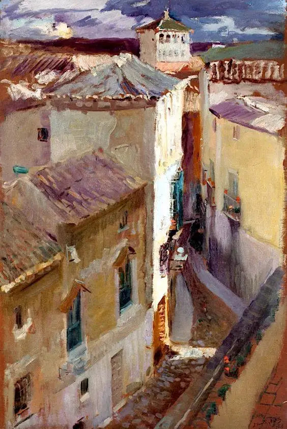 टोलेडो की एक गली (Una Calle de Toledo) - जोआक्विन सोरोया