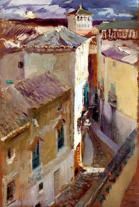 टोलेडो की एक गली (Una Calle de Toledo) - जोआक्विन सोरोया