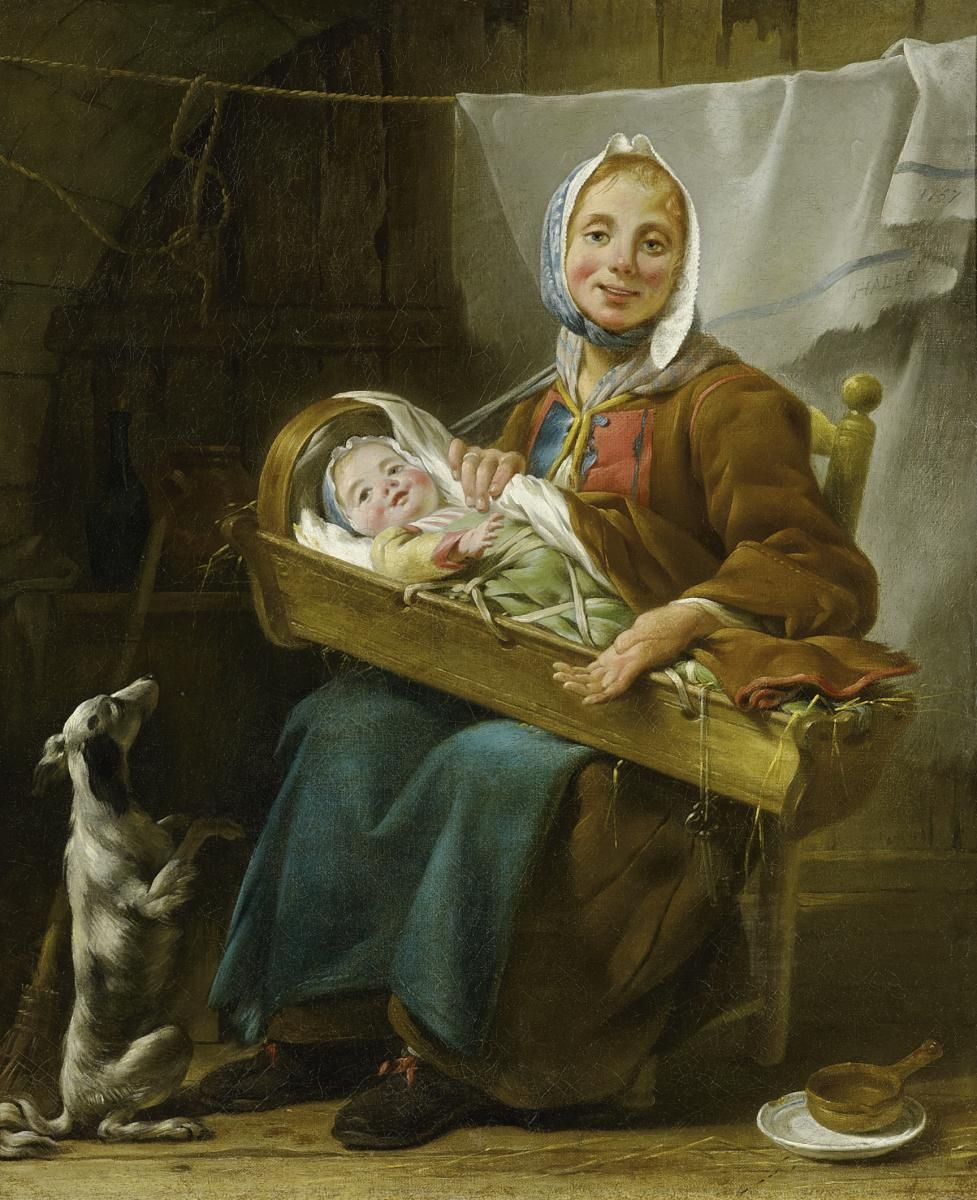 Une Savoyarde - Noël Hallé image 1 copie peinte à la main à l’huile