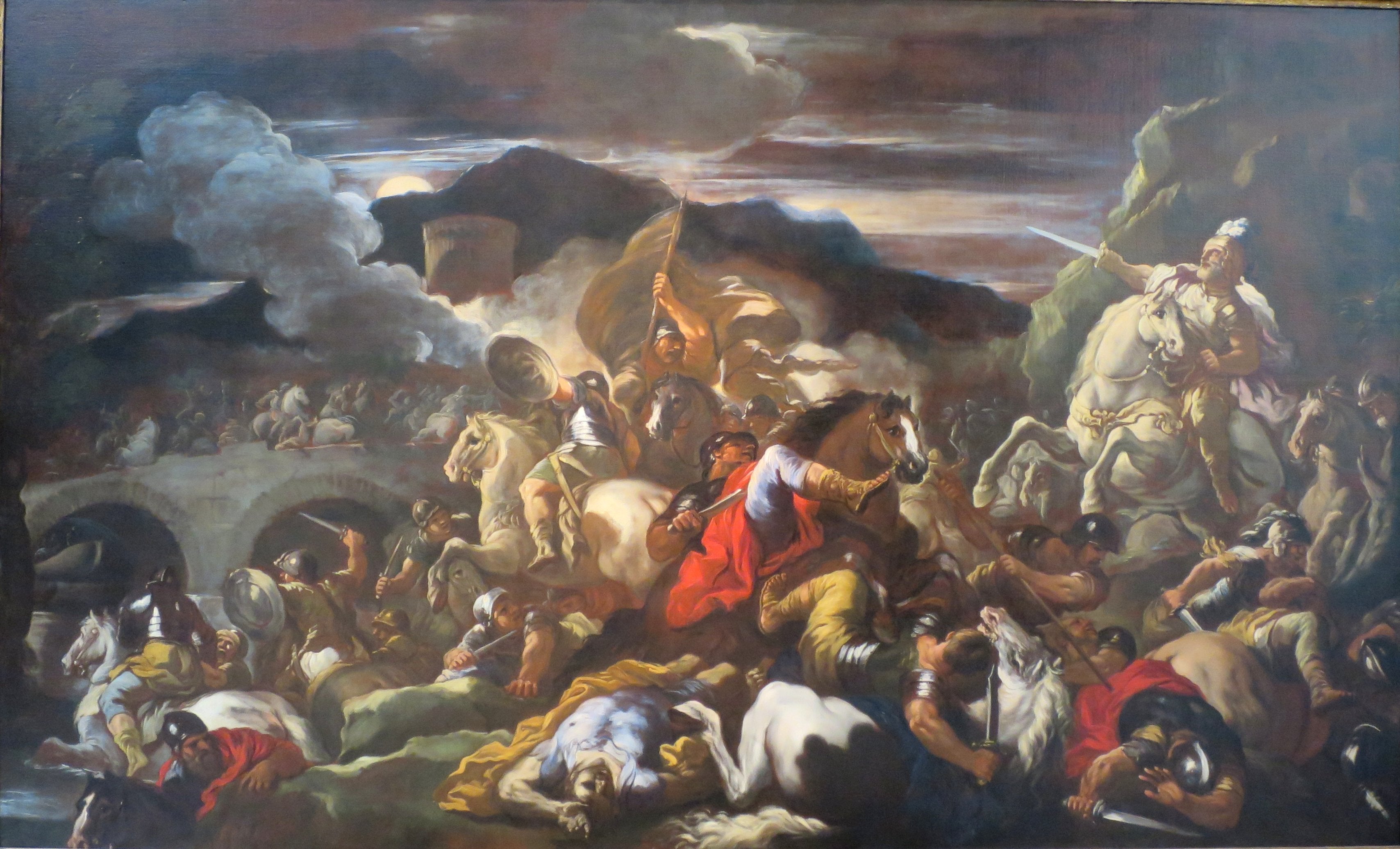 Une scène de bataille - Luca Giordano - Alpha Reproduction