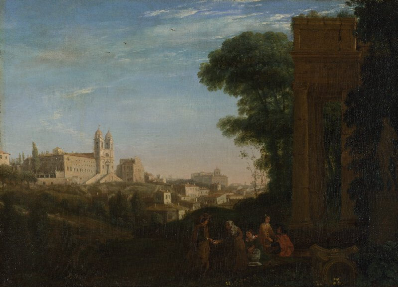 Une vue à Rome - Claude Lorrain - Alpha Reproduction