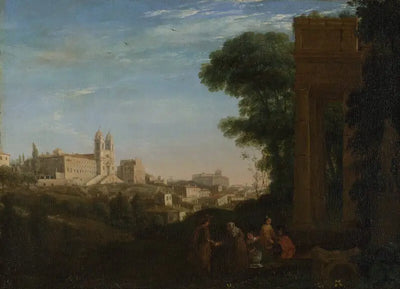 Une vue à Rome - Claude Lorrain - Alpha Reproduction
