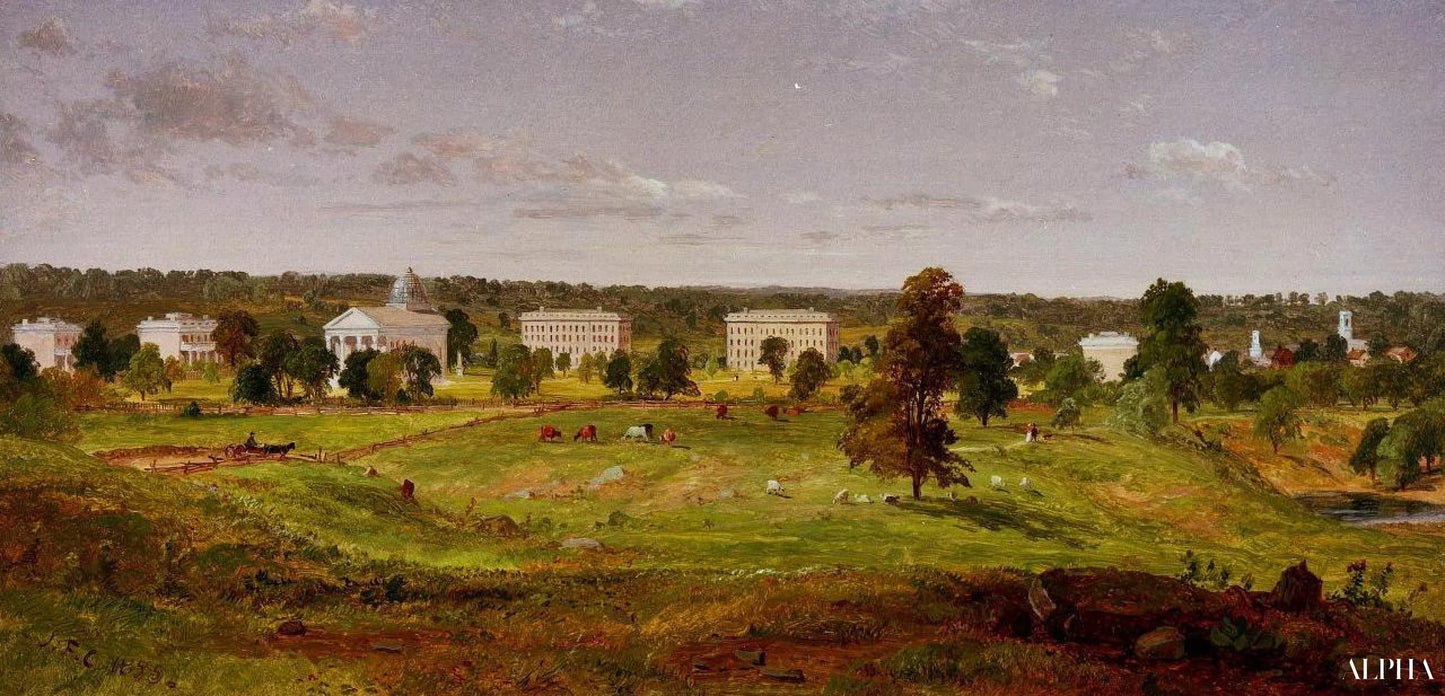 Université du Michigan - Jasper Francis Cropsey - Reproductions de tableaux et peintures haut de gamme