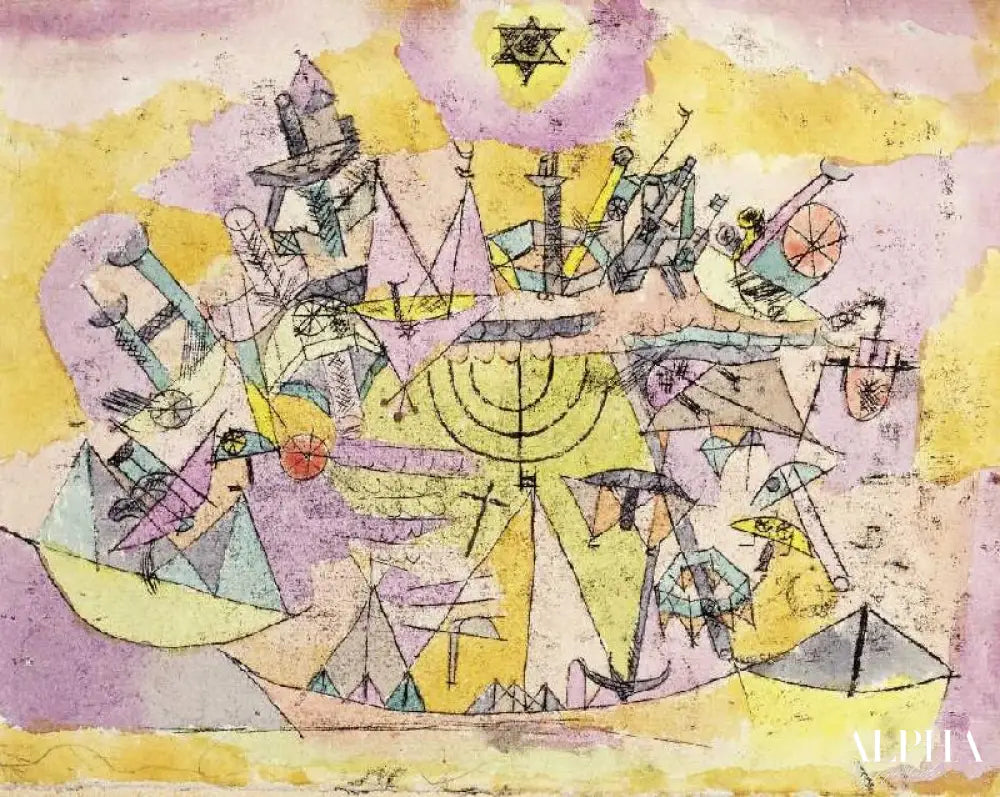 Unstar des navires - Paul Klee - Reproductions de tableaux et peintures haut de gamme