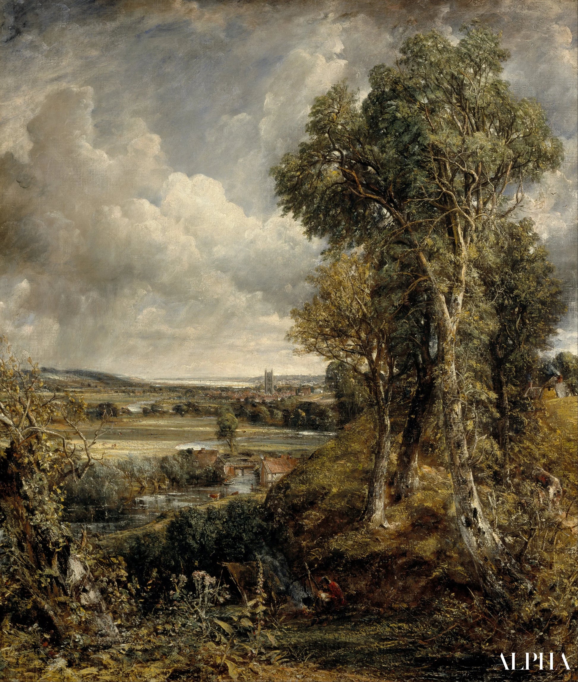 Vallée de Dedham - John Constable - Reproductions de tableaux et peintures haut de gamme