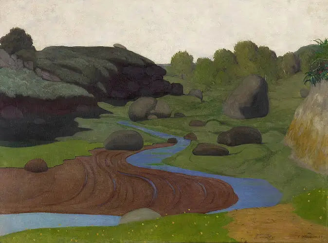 Vallon breton Troieras - Félix Vallotton - Alpha Reproduction