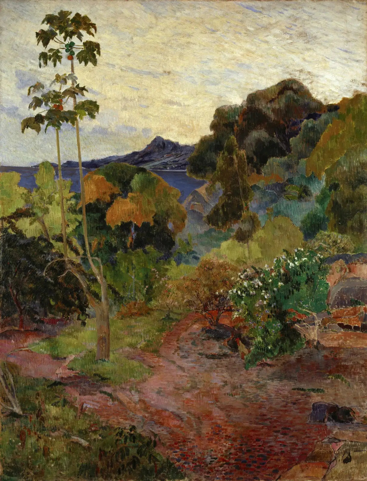 Reproduction du tableau « Végétation tropicale, Martinique - Paul Gauguin » par Alpha Reproduction en peinture à l’huile