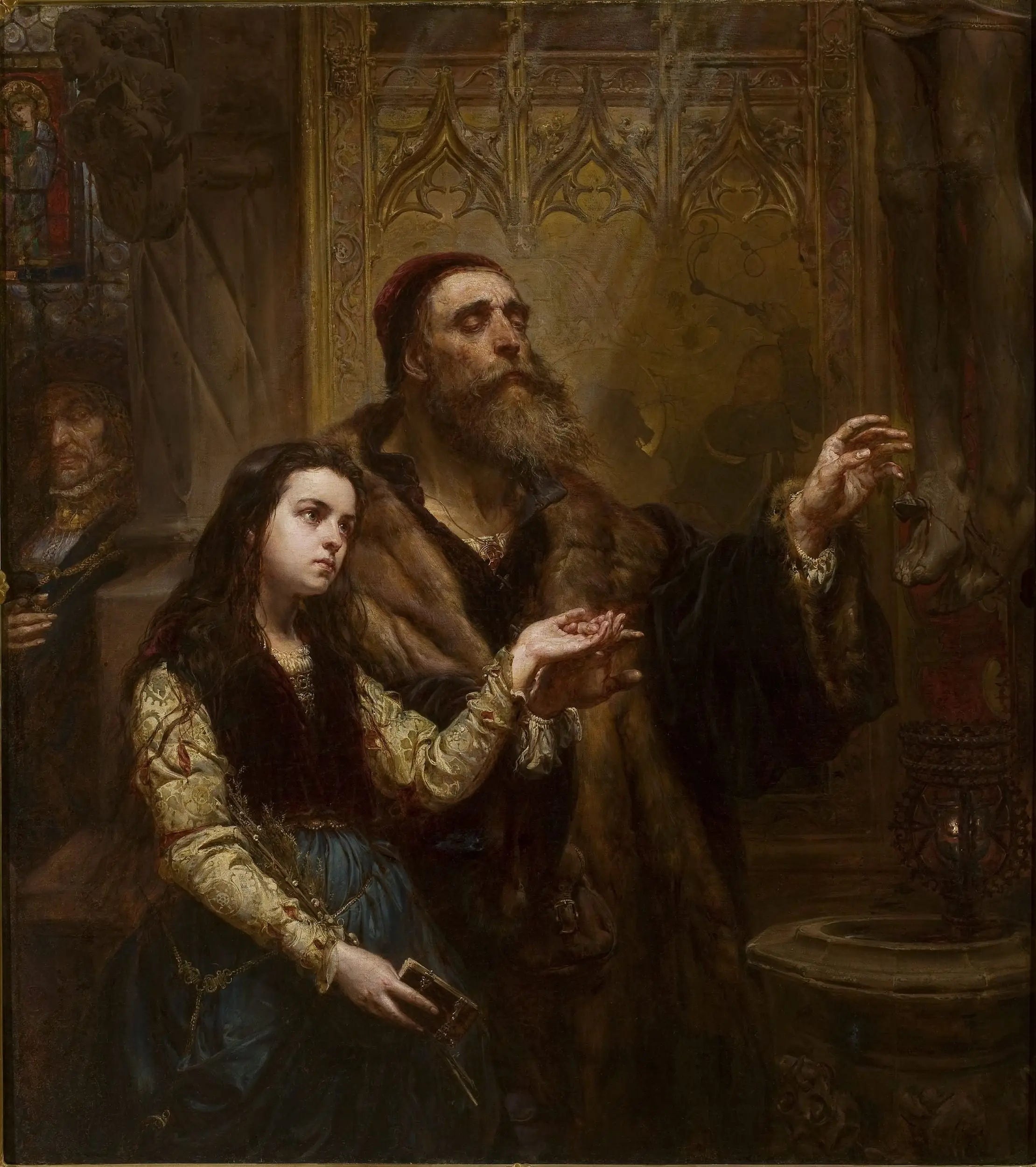 Veit Stoss aveugle avec sa petite-fille - Jan Matejko - Alpha Reproduction
