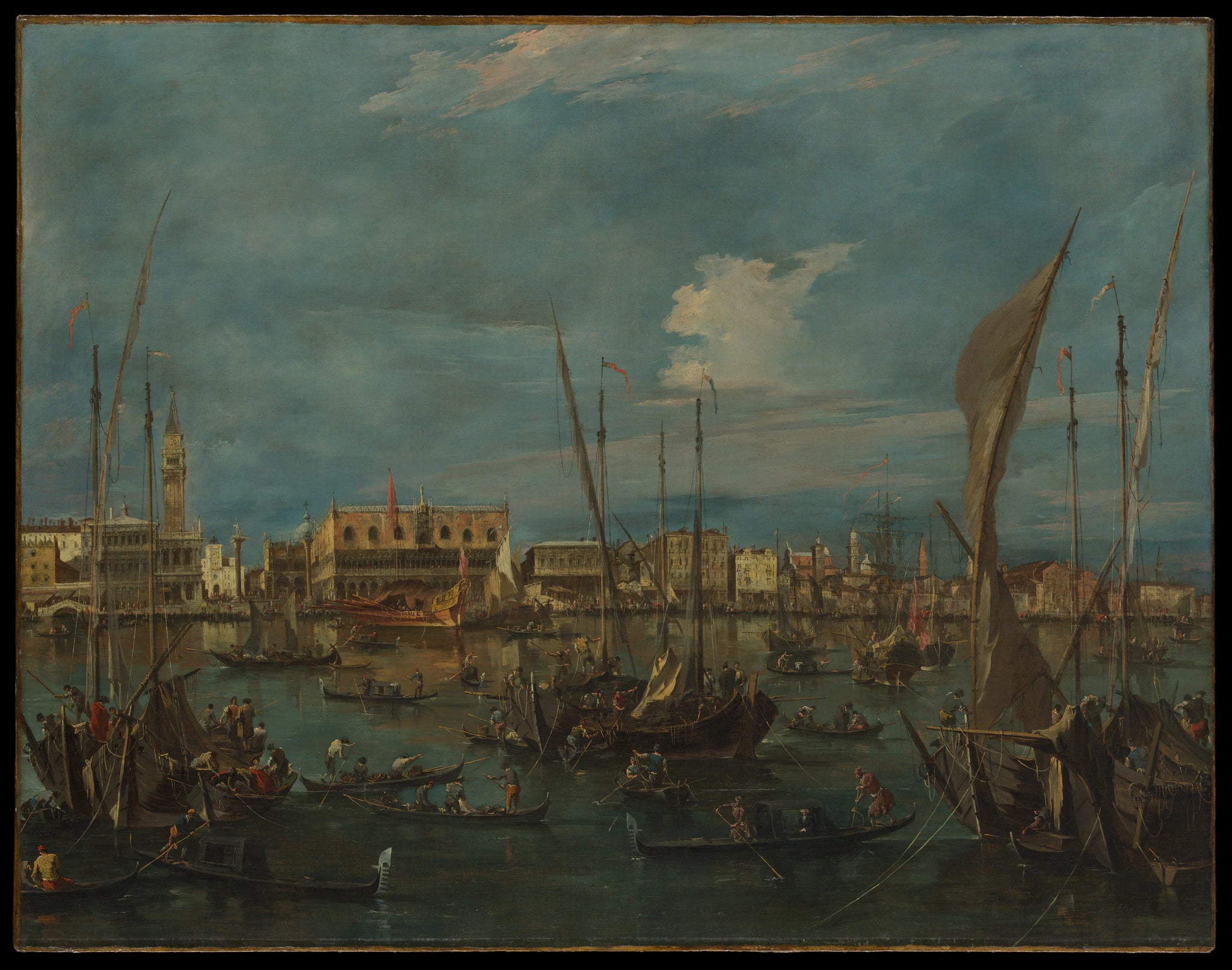 Venise depuis le Bassin de Saint-Marc - Francesco Guardi