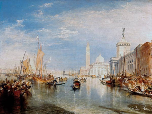 Venise Dogana et S.Giorgio Maggiore - William Turner - Reproductions de tableaux et peintures haut de gamme