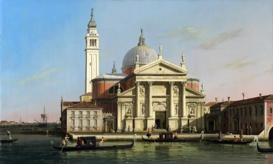 Venise : l'église de San Giorgio Maggiore - Canaletto image 1 tableau peint à l’huile sur toile