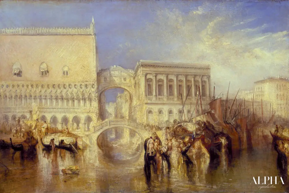 Venise pont des soupirs - William Turner - Reproductions de tableaux et peintures haut de gamme