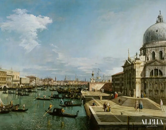 Venise, Santa Maria della Salute - Giovanni Antonio Canal - Reproductions de tableaux et peintures haut de gamme