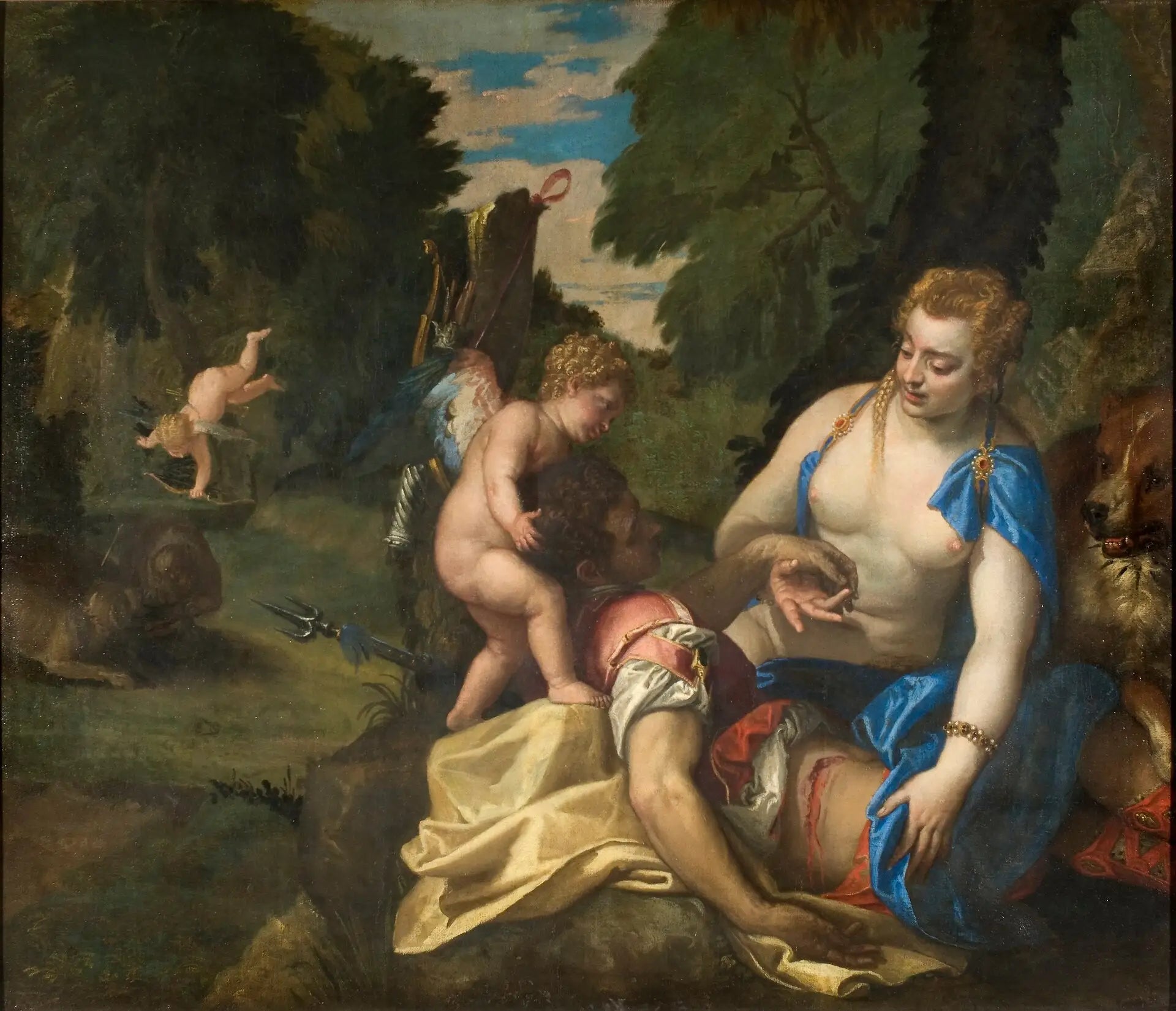 Vénus pleurante Adonis - Paul Véronèse - Alpha Reproduction