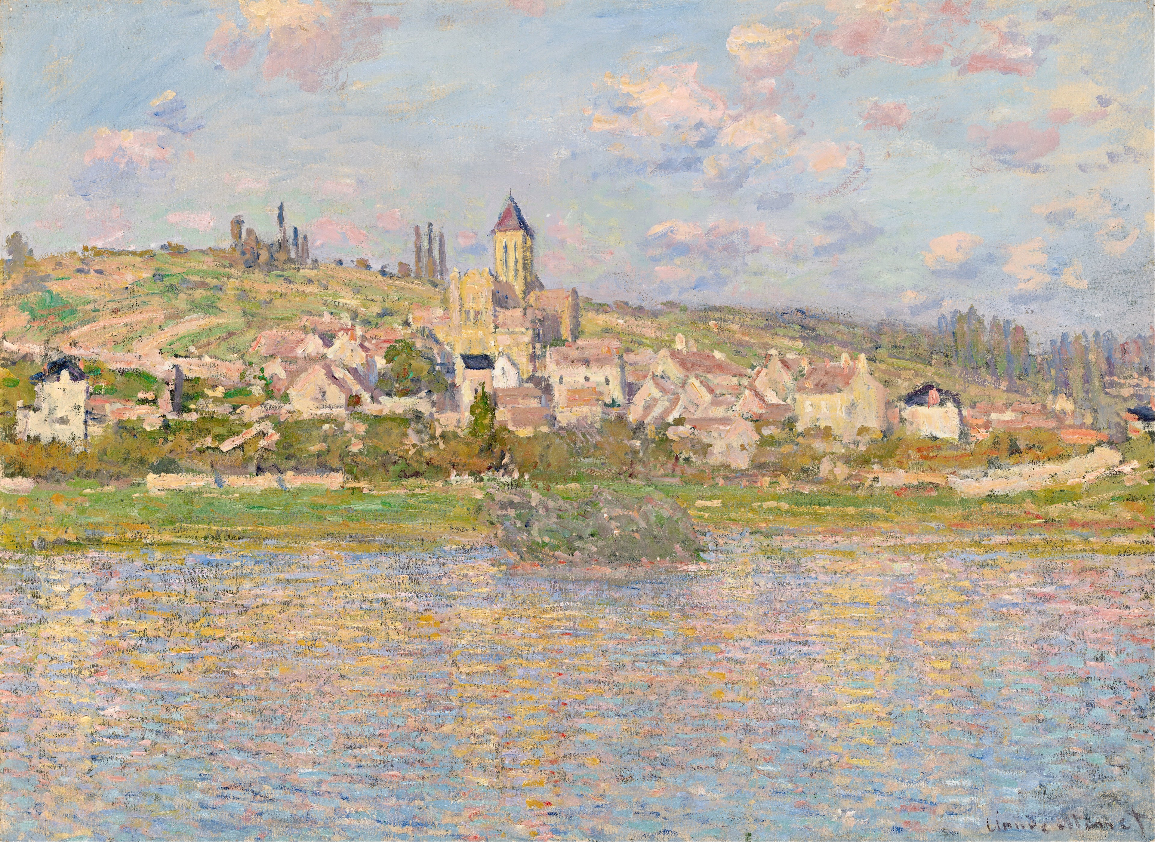 Reproduction du tableau « Vétheuil - Claude Monet » par Alpha Reproduction en peinture à l’huile