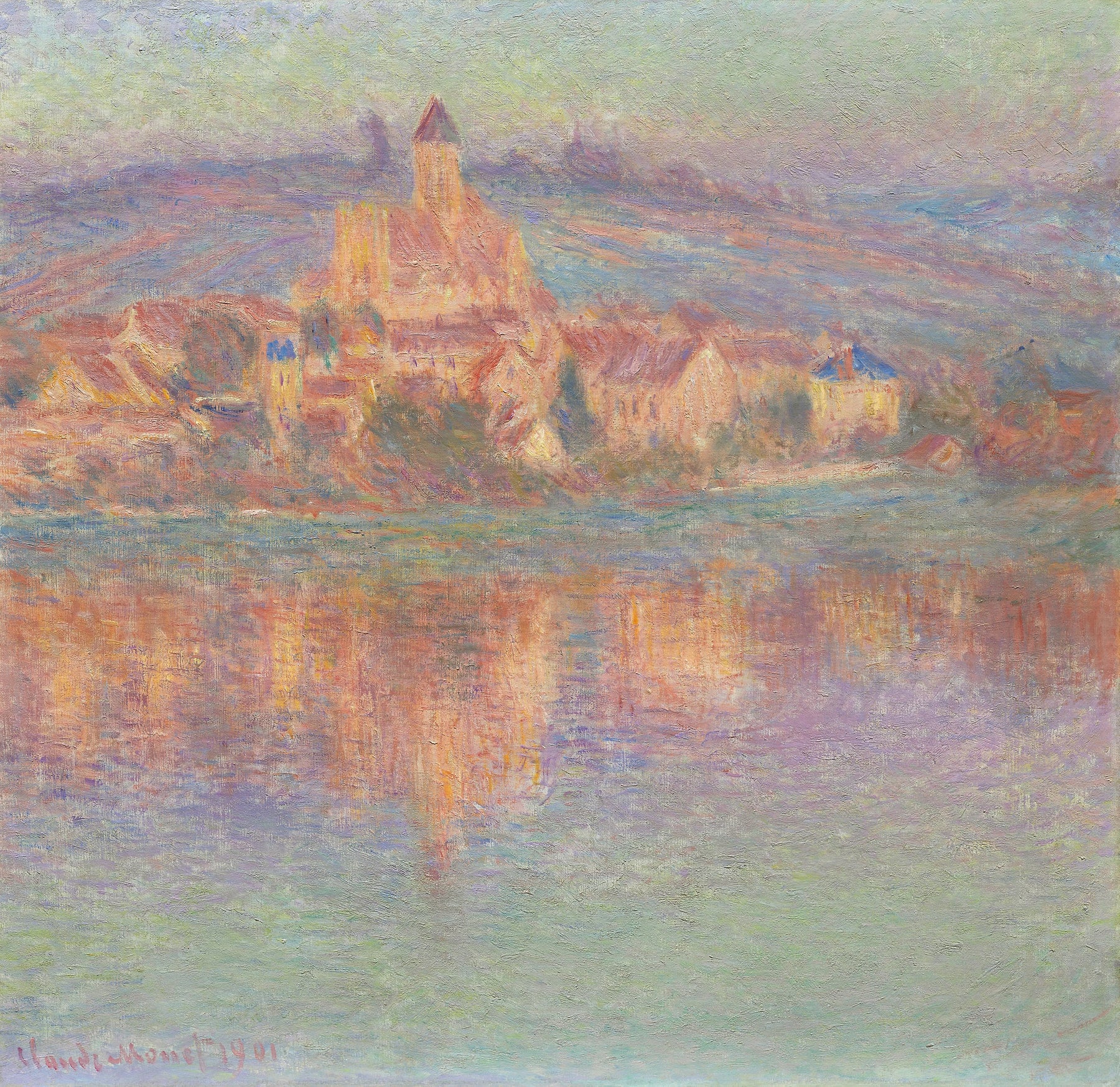 Vétheuil de Claude Monet, 1901 – Art Institute of Chicago 1933.1161, Wildenstein 1645
